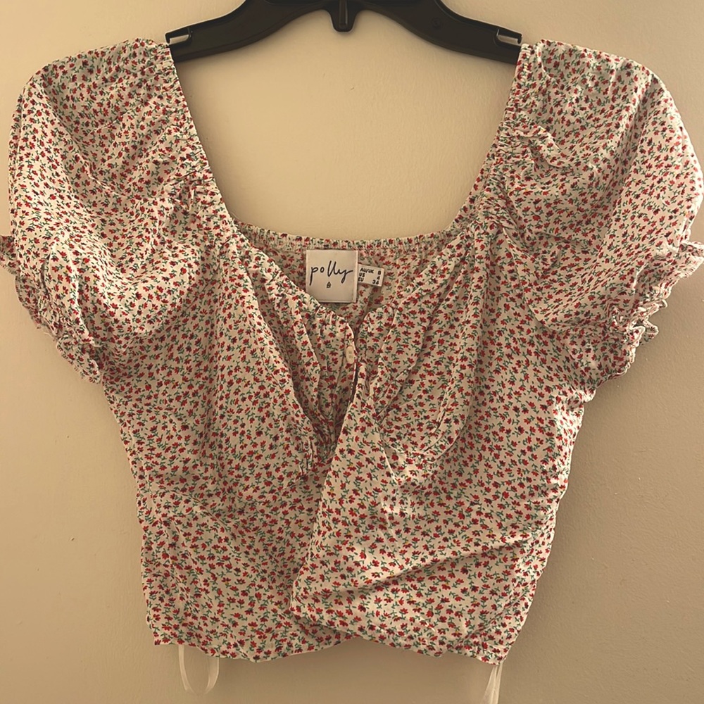 princess polly floral crop top